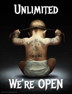 Unlimited We Are Open 232x300